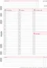 A page from a 2026 weekly planner showing Thursday, Friday, Saturday, and Sunday with time slots and a section for tasks. Produktbild-Vorschau