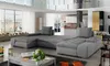 nabbi Ecksofa U mit Zerlegung ein Lagerraum Melfi L / P - Produktbild-Vorschau 4