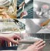 Collage of images showing aluminum foil tape being applied to ducts and pipes, and close-ups of the tape and its texture. Produktbild-Vorschau