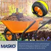 MASKO® Schubkarre Bauschubkarre Gartenschubkarre 100 Liter Produktbild-Vorschau 5