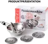 Passiergerät aus Edelstahl mit 3X Siebeinsatz, Passiermühle Produktbild-Vorschau 6
