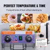 12Lx2 Elektrische Fritteuse Edelstahl 1500W + 1500W Produktbild-Vorschau 4