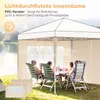 Sekey 2 Seitenteile für 3x3 /3x6m/3x9m pavillon mit Produktbild-Vorschau 7