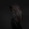 SERASAR | Bracciale da uomo in vera pelle premium [Treccia] Anteprima dell’immagine prodotto 5