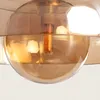 Pendelleuchte Metall und Glas Cailin Bernstein Produktbild-Vorschau 4