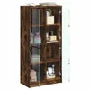 Highboard mit Türen Räuchereiche 68x37x142 cm Holzwerkstoff Produktbild-Vorschau 4