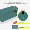 Divano letto a 2 posti in microfibra dal design moderno Anteprima dell’immagine prodotto 5