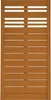 Zaun Teilelement Konsta Reddy 90 x 180 cm kirschbaumoptik Produktbild-Vorschau 1