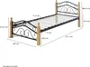 Homestyle4u 1957, Metallbett 90x200 Bettgestell Mit Produktbild-Vorschau 5