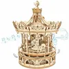 3D puzzle, hracia skrinka, romantický kolotoč, ROKR, drevo, Náhľad obrázku produktu 15
