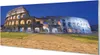 Glasbilder 125x50 Wandkunst Sunset Rom Colosseum Produktbild-Vorschau 1
