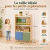 Étagère d'enfant ALVIX NESTA 4 avec 2 portes, bibliothèque Voir les images du produit 2