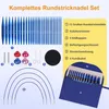 Auswechselbare Rundstricknadeln Set aus Aluminium – Produktbild-Vorschau 5