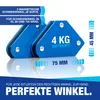 NTG Magnet Schweißwinkel Set: 6 Stück Schweißmagnet Produktbild-Vorschau 4