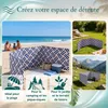 Lantigo Paravent de Plage Ancre 10 m Brise-vent pour Voir les images du produit 5