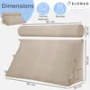 ELONEO Coussin dorsal avec traversin amovible et poche Voir les images du produit 2
