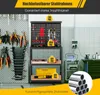 Pracovní stůl COSTWAY s perforovanou stěnou a 2 spodními Náhled obrázku produktu 4