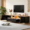 Meuble TV Merax, 180x40x46 cm, meuble bas pour téléviseurs Voir les images du produit 4