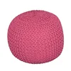 Sitzpuff Sitzpouf Sitzkissen Strickhocker Bodenkissen Ø50cm Produktbild-Vorschau 2