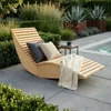 HOME DELUXE Wellenholzliege WOLGA - 60 cm | Holzliege, Produktbild-Vorschau 2