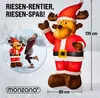MONZANA® Aufblasbares Rentier 135cm LED Beleuchtet Produktbild-Vorschau 6