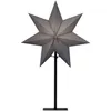 Eglo Tischleuchte Stern Ozen Papier Grau 55cm max. 25W E14 Voir les images du produit 2