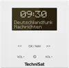 A white TechniSat DIGITRADIO UP 55 with a digital display showing the time and station information. Produktbild-Vorschau