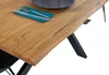 Esstisch 280x100 cm Baumkante Eichenholz massiv geölt Produktbild-Vorschau 4