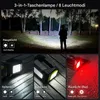 LED-Scheinwerfer, wiederaufladbare Taschenlampe, 90° Produktbild-Vorschau 5