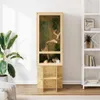 vidaXL Terárium hnědé 50 x 50 x 100 cm OSB deska Náhled obrázku produktu 4
