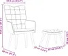 vidaXL Relax kreslo s taburetom Tmavo zelený zamat Náhľad obrázku produktu 7