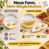 Eierkocher Mikrowelle, 2-fach Eierform für runde Eier und Produktbild-Vorschau 4