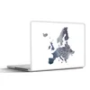 MuchoWow® Laptop Aufkleber Sticker Cover Karte - Europa - Produktbild-Vorschau 1