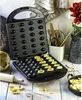 Adler , 24 Waffel(n), Abbildung, Schwarz, Bakelit, 1400 W, Produktbild-Vorschau 6