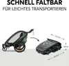 hauck 3in1 Fahrradanhänger Bike n' Walk Duo Dark-green Produktbild-Vorschau 9