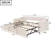 Merax Polsterbett Tagesbett 90/180×190cm mit USB, breiten Produktbild-Vorschau 7
