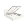 FEDVE Polsterbett Lund aus Bouclé-Stoff 160x200 cm, Creme Produktbild-Vorschau 10