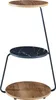Beistelltisch 'Sipoo' 74x46x37cm Walnussoptik / Marmoroptik Produktbild-Vorschau 2