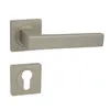 A door handle set with a keyhole escutcheon, presented against a white background. Produktbild-Vorschau