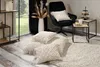 Kissen - Creme - Baumwolle - 45 x 45 cm - mit Fransen Produktbild-Vorschau 2