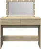 A vanity table with a mirror and LED lights. Náhľad obrázku produktu