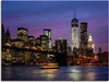 ARTland Leinwandbild Brooklyn Bridge Größe: 60x45 cm Produktbild-Vorschau 1