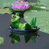 Teichdekorationen, Miniteich Deko Set Schwimmfrosch für Produktbild-Vorschau 2