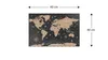 A world map is shown with dimensions indicated. Anteprima dell’immagine prodotto