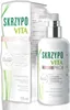 A product shot of a hair serum bottle and its packaging. Produktbild-Vorschau