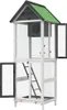 vidaXL Aviary Grey 60x58,5x160 cm borovicový masiv Náhled obrázku produktu 6