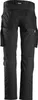 The back view of black work pants on a white background. Produktbild-Vorschau