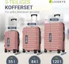 Juskys Hartschale Kofferset Reisekoffer 3 teilig - Produktbild-Vorschau 4