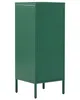 BELIANI Hoher Aktenschrank Grün Stahl 40x40x102 cm mit 2 Produktbild-Vorschau 1