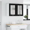 vidaXL Hängeschrank Lyon Schwarz Eichen-Optik 80 x 31 x 60 Produktbild-Vorschau 3